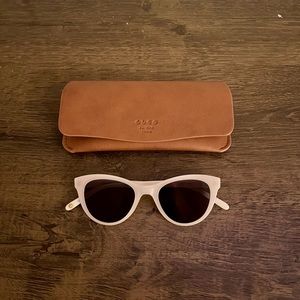 Claire V x Garrett Leight Collab in Ivorie (Brand New)